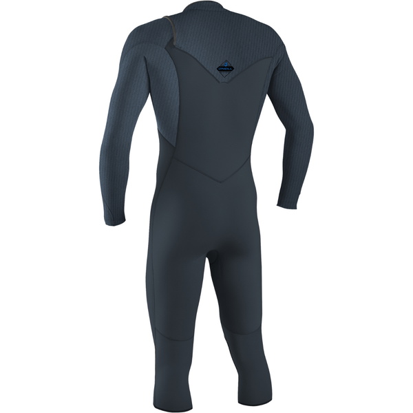 2025 O'Neill Herre Hyperfreak 4/3+mm Chest Zip Langærmet Overknee Våddragt 5432 - Dark Orion / Copen Blue